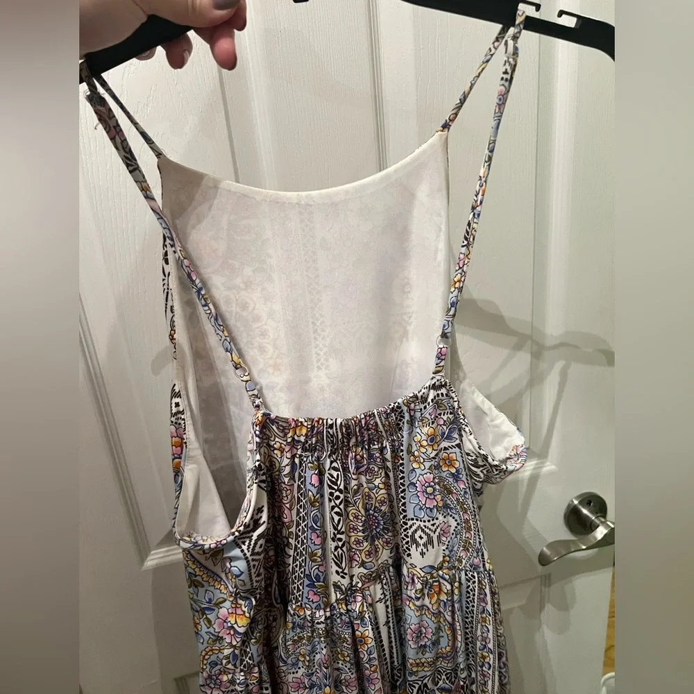 Floral Spaghetti-Strap Sundress- Medium - Picture 6 of 10
